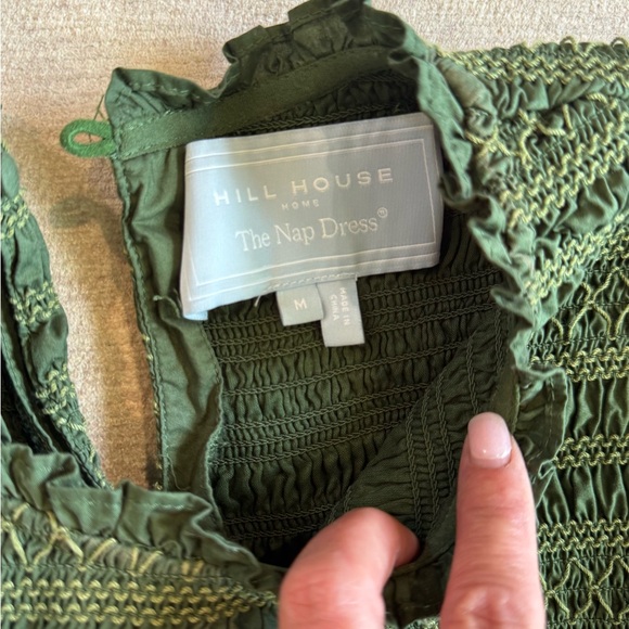 Hill House Dresses & Skirts - Hill House Olive Smocked Dress
